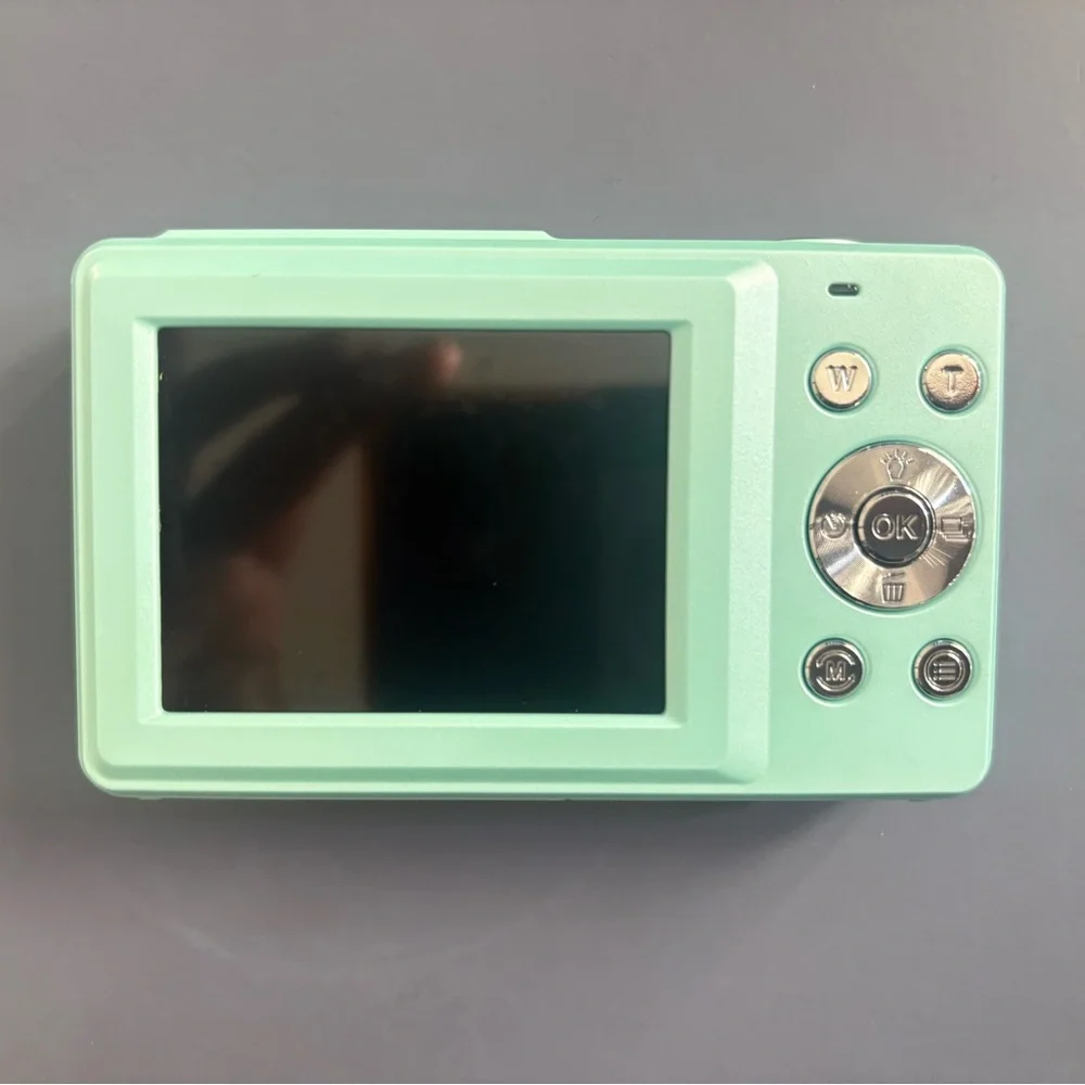 Mint Green Compact Digital Camera